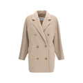 Beige Wool Oves Aries Full-Length Jacket Max Mara