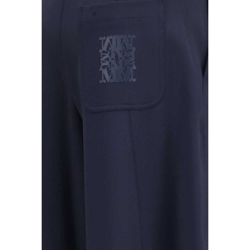 Blaue Freizeithose aus Polyamid