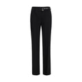 Schwarze Freizeithose aus Viskose