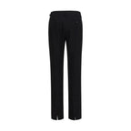 Schwarze Freizeithose aus Viskose