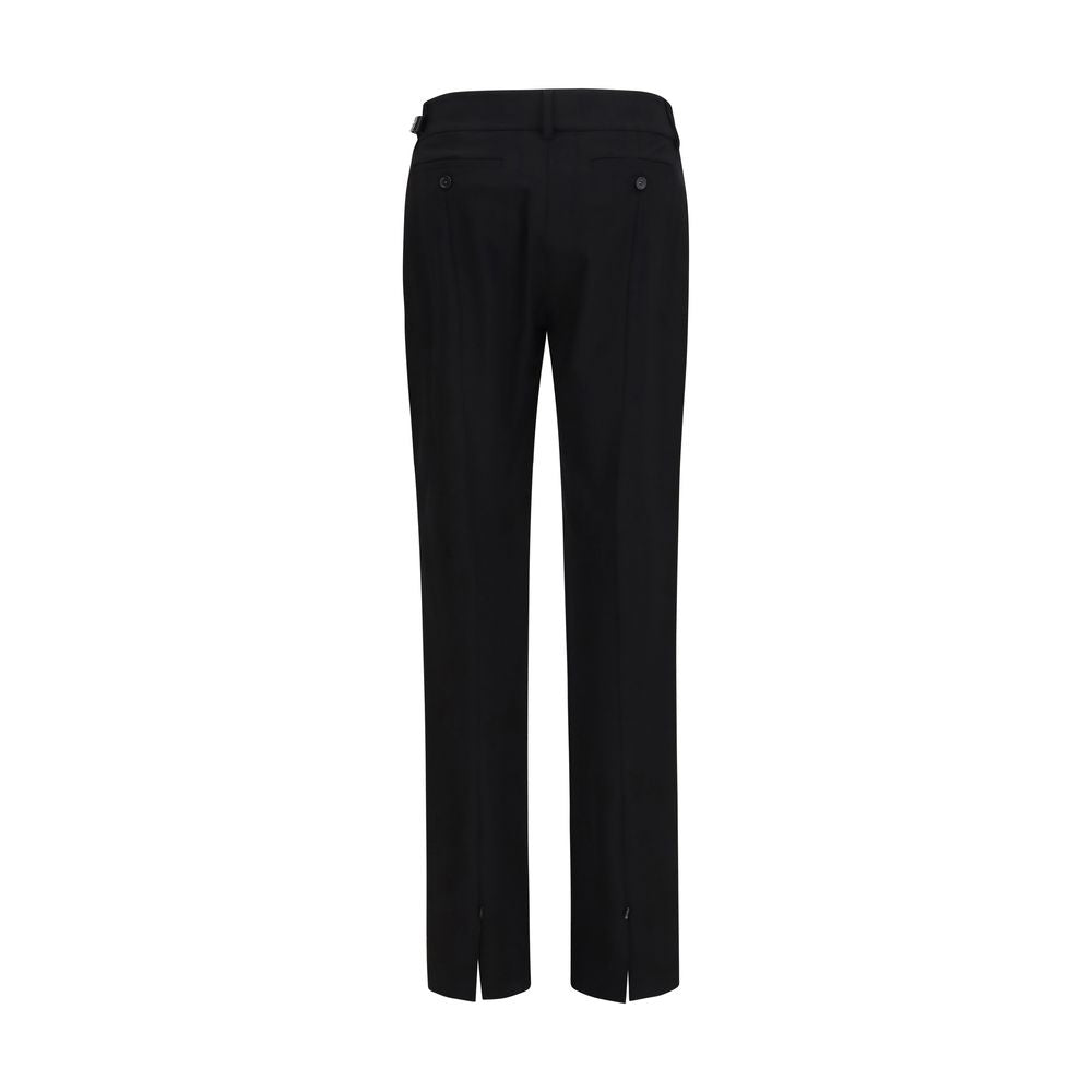 Schwarze Freizeithose aus Viskose