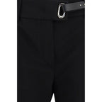 Schwarze Freizeithose aus Viskose