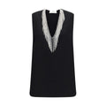 Schwarzes Hemd aus Polyester