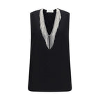 Schwarzes Hemd aus Polyester