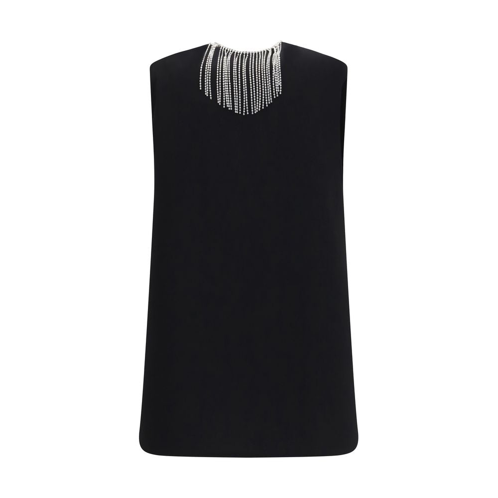 Schwarzes Hemd aus Polyester