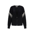 Strickjacke aus schwarzer Wolle Oves Aries