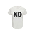 Weißes Baumwoll-T-Shirt