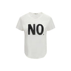 Weißes Baumwoll-T-Shirt
