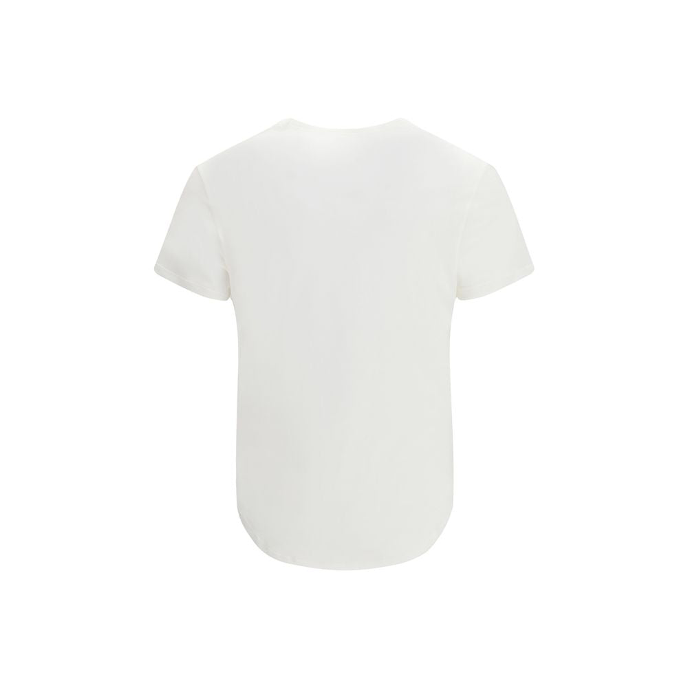Weißes Baumwoll-T-Shirt
