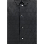 Schwarzes Hemd aus Polyester