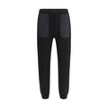 Schwarze Baumwoll-Sporthose
