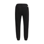 Schwarze Baumwoll-Sporthose