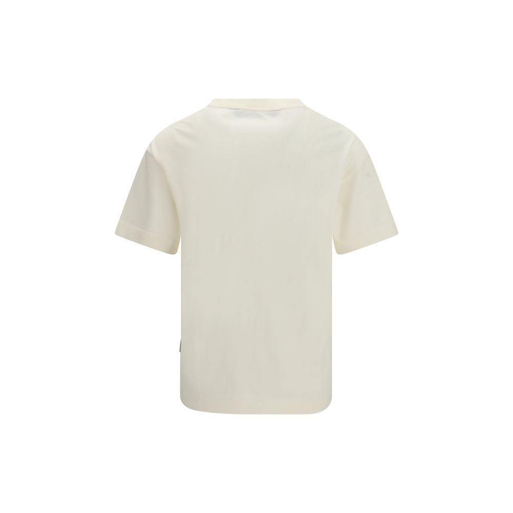 Beiges Baumwoll-T-Shirt