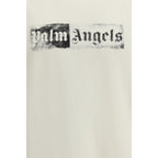 Beiges Baumwoll-T-Shirt