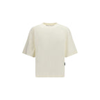 Beiges Baumwoll-T-Shirt