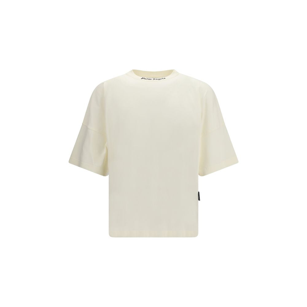 Beiges Baumwoll-T-Shirt