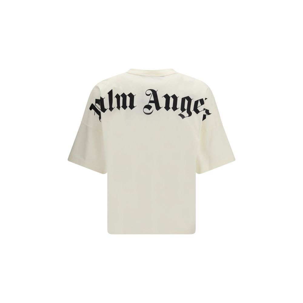 Beiges Baumwoll-T-Shirt