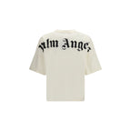 Beiges Baumwoll-T-Shirt