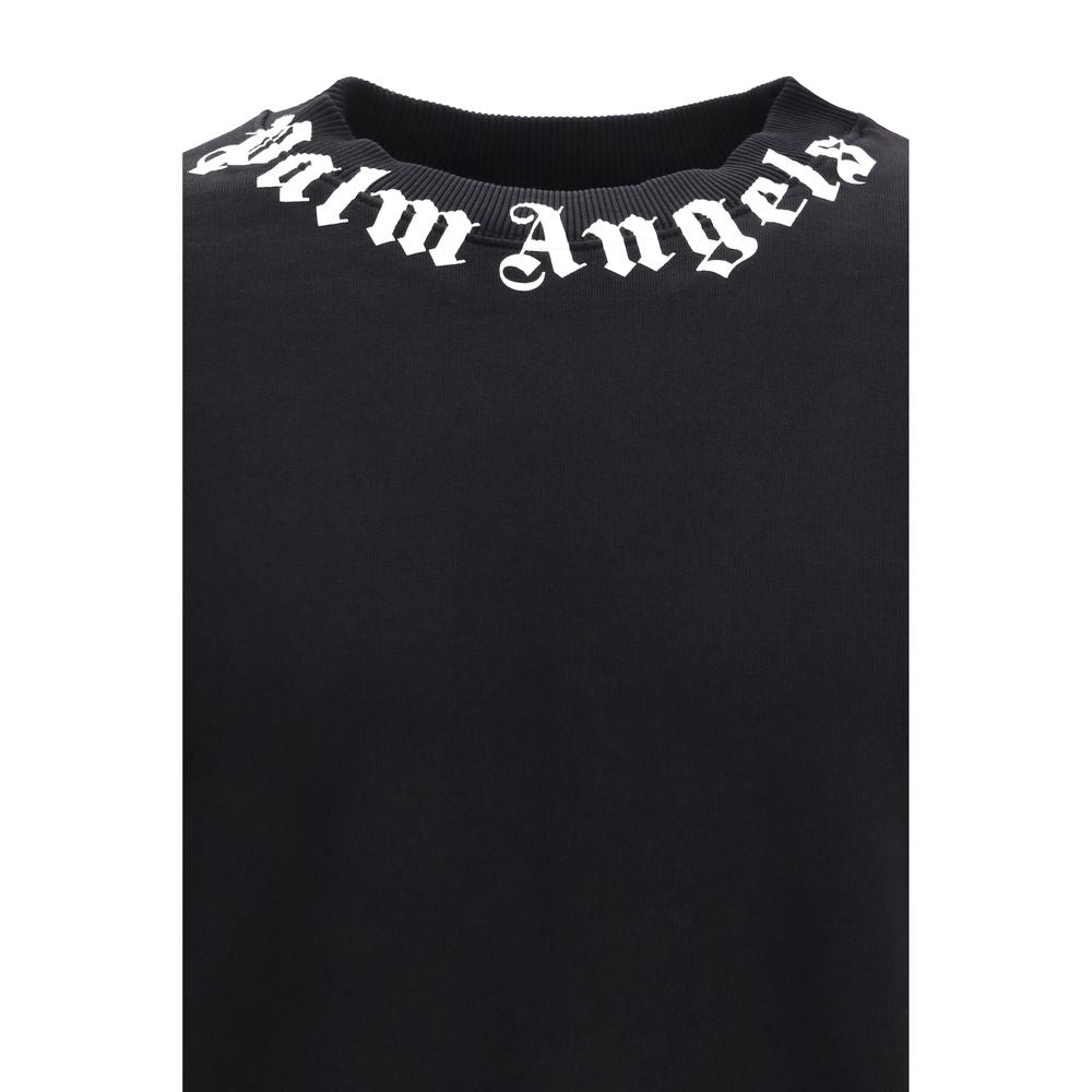 Schwarzer Baumwoll-Sweatshirt