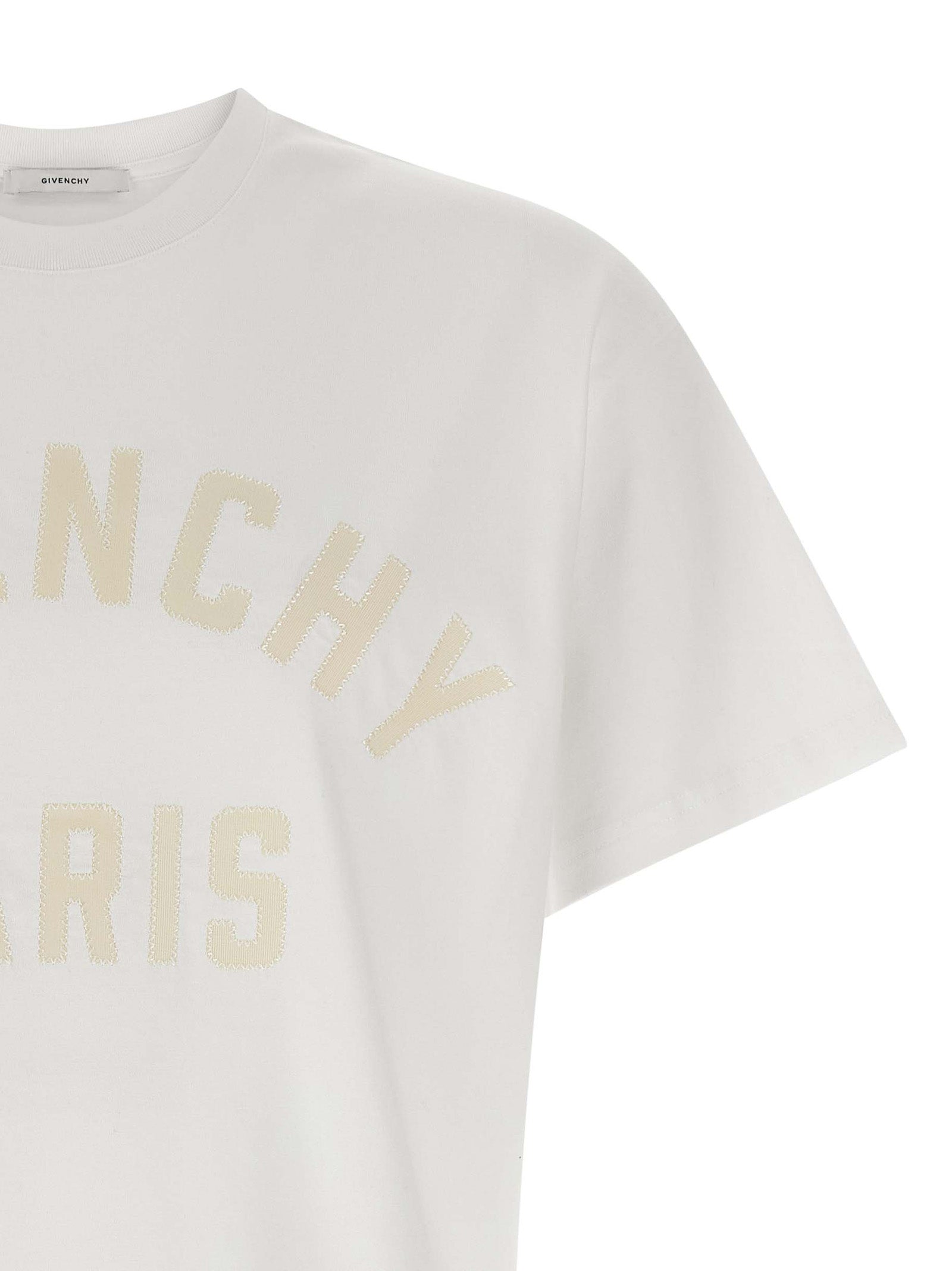 Weißes Baumwoll-T-Shirt