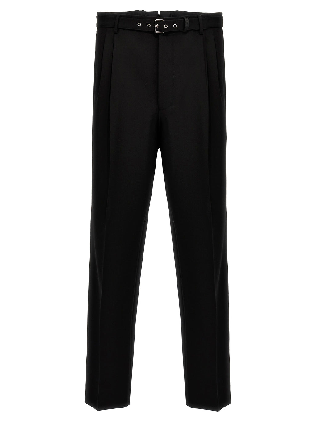 Schwarze Hose aus reiner Schurwolle