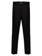 Schwarze Hose aus reiner Schurwolle