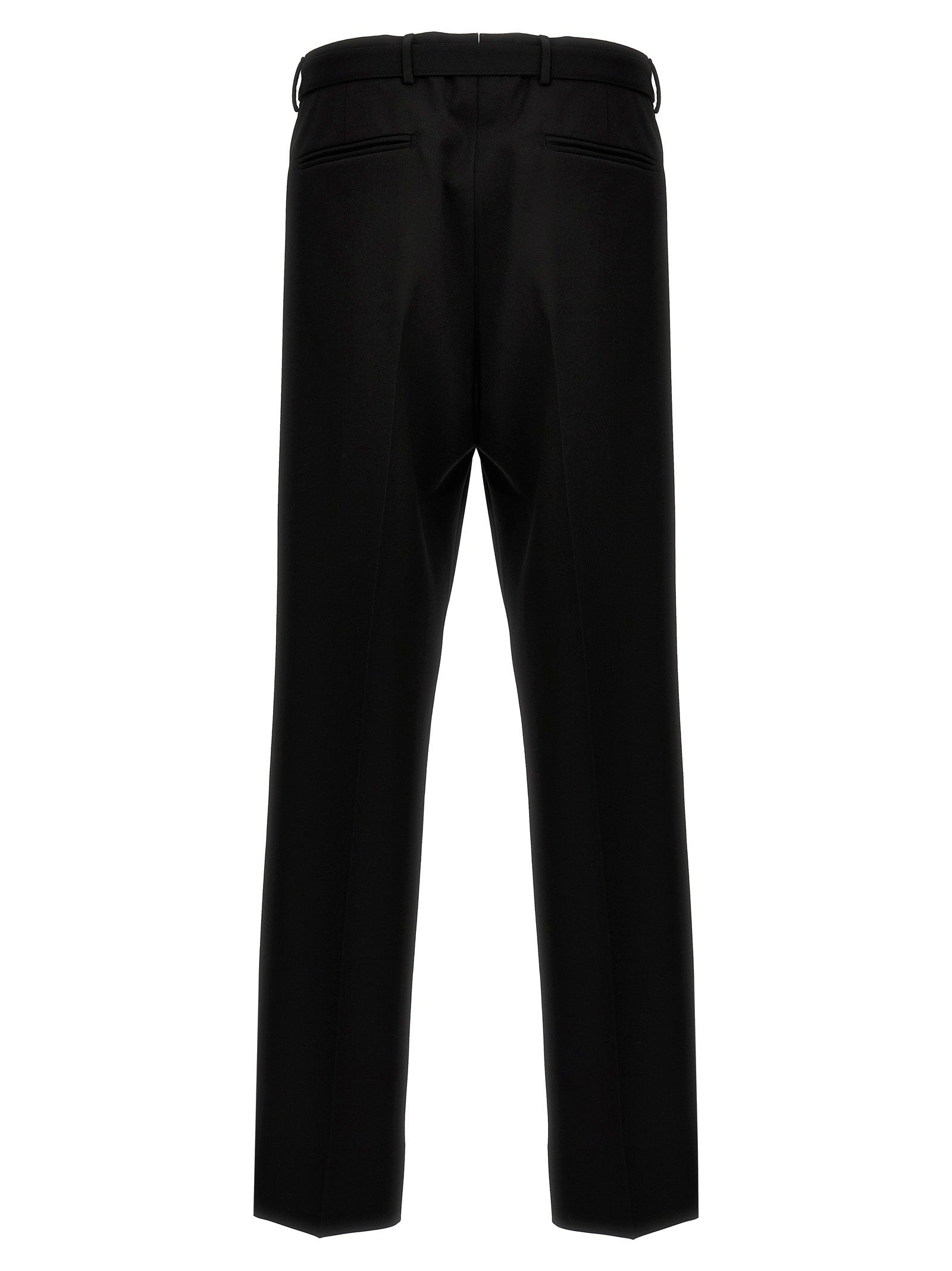 Schwarze Hose aus reiner Schurwolle