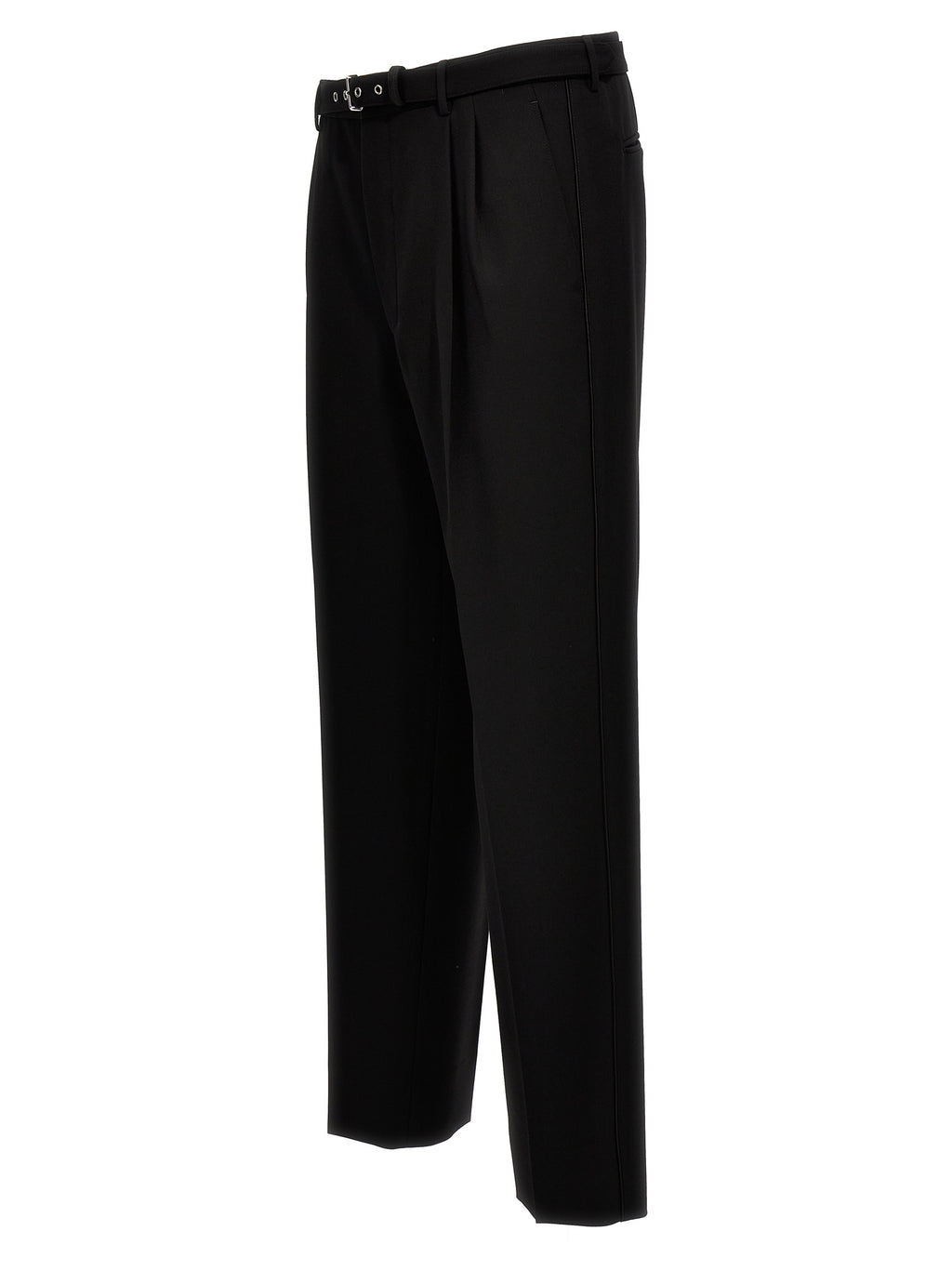 Schwarze Hose aus reiner Schurwolle