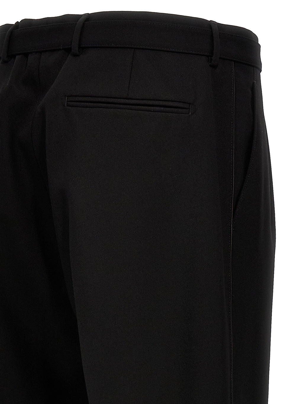 Schwarze Hose aus reiner Schurwolle