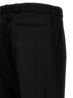 Schwarze Hose aus reiner Schurwolle