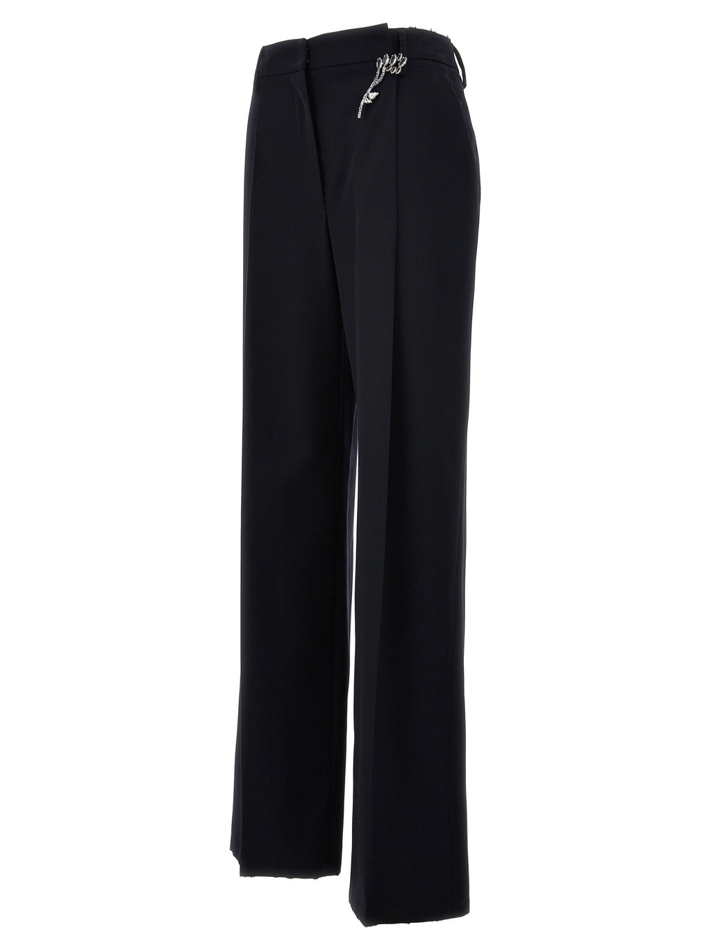 Blaue Wollhose