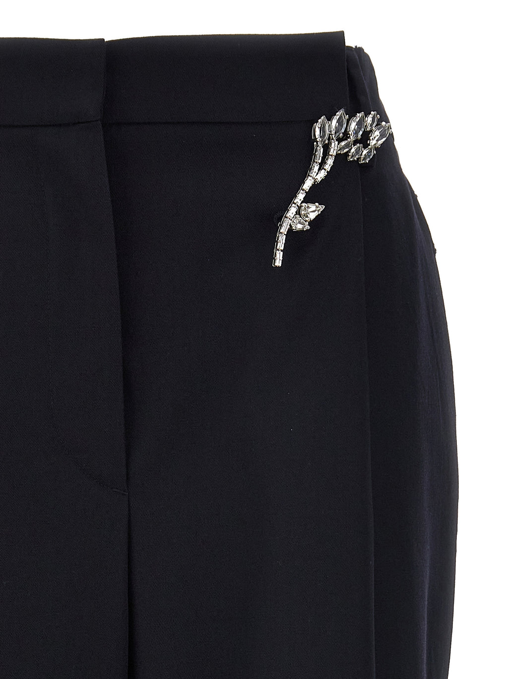 Blaue Wollhose