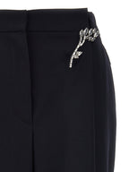 Blaue Wollhose