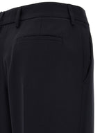 Blaue Wollhose