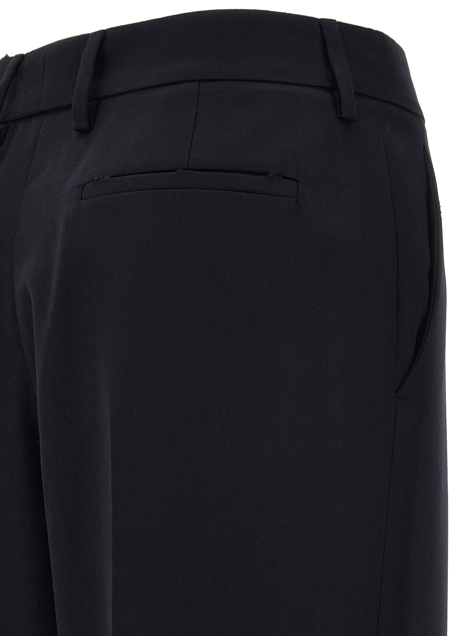 Blaue Wollhose