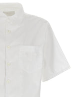 Weiße Baumwollbluse