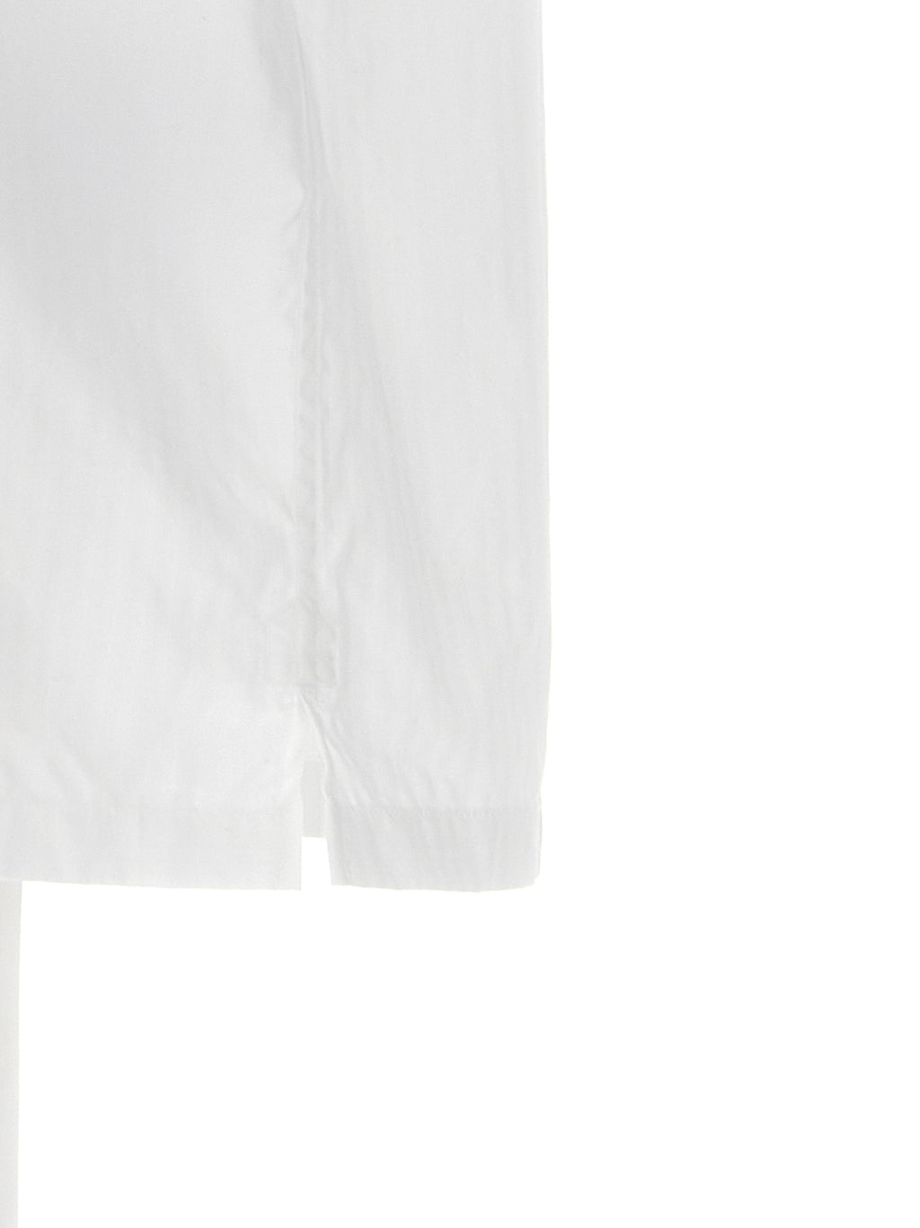 Weiße Baumwollbluse