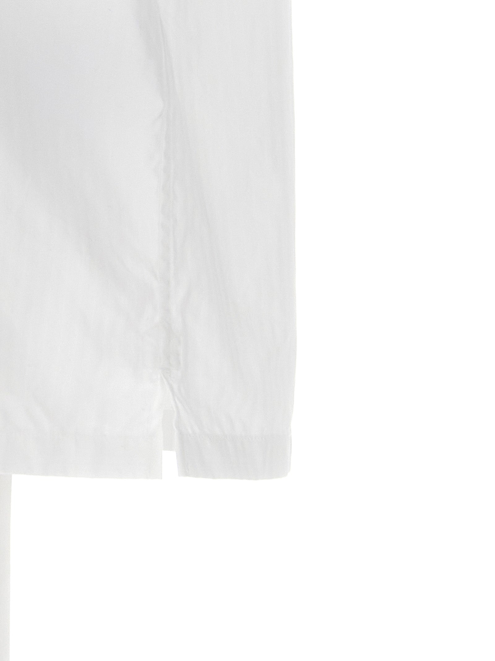 Weiße Baumwollbluse