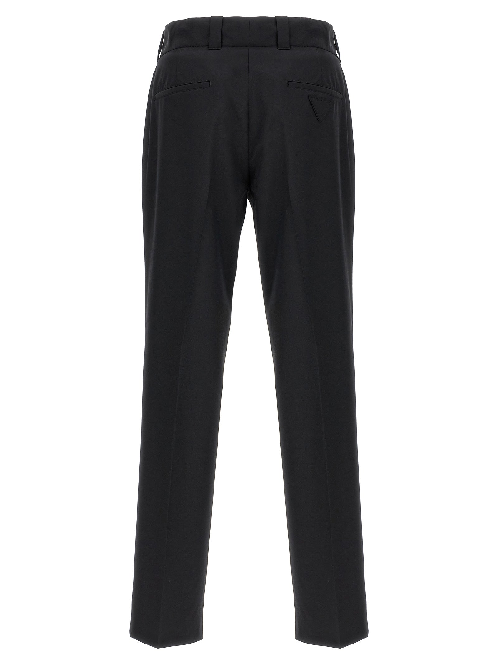 Schwarze Hose aus reiner Schurwolle