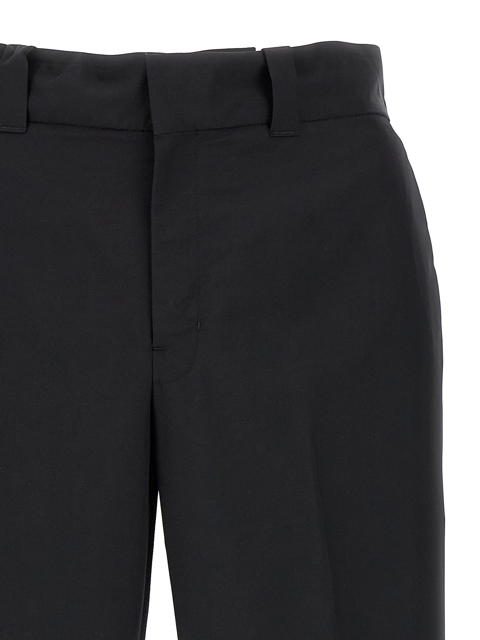 Schwarze Hose aus reiner Schurwolle
