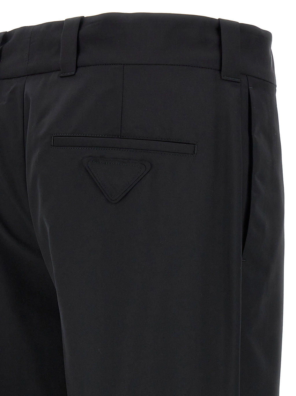 Schwarze Hose aus reiner Schurwolle