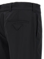 Schwarze Hose aus reiner Schurwolle