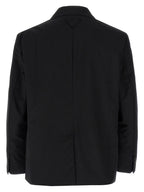 Schwarzer Blazer aus reiner Schurwolle