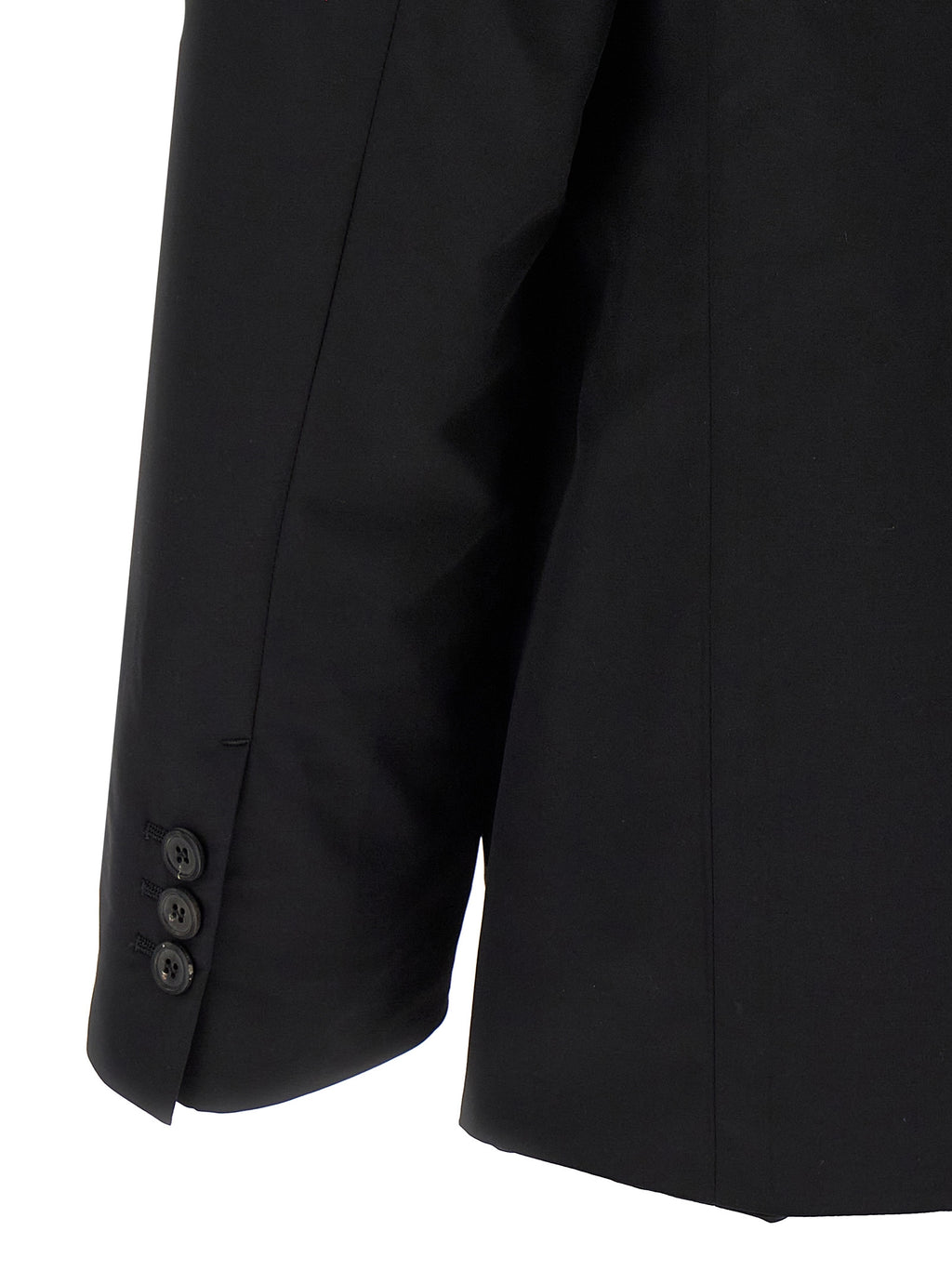 Schwarzer Blazer aus reiner Schurwolle