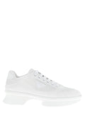 Weiße Sneaker aus Polyester im Athletic-Stil
