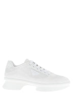 Weiße Sneaker aus Polyester im Athletic-Stil