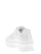 Weiße Sneaker aus Polyester im Athletic-Stil