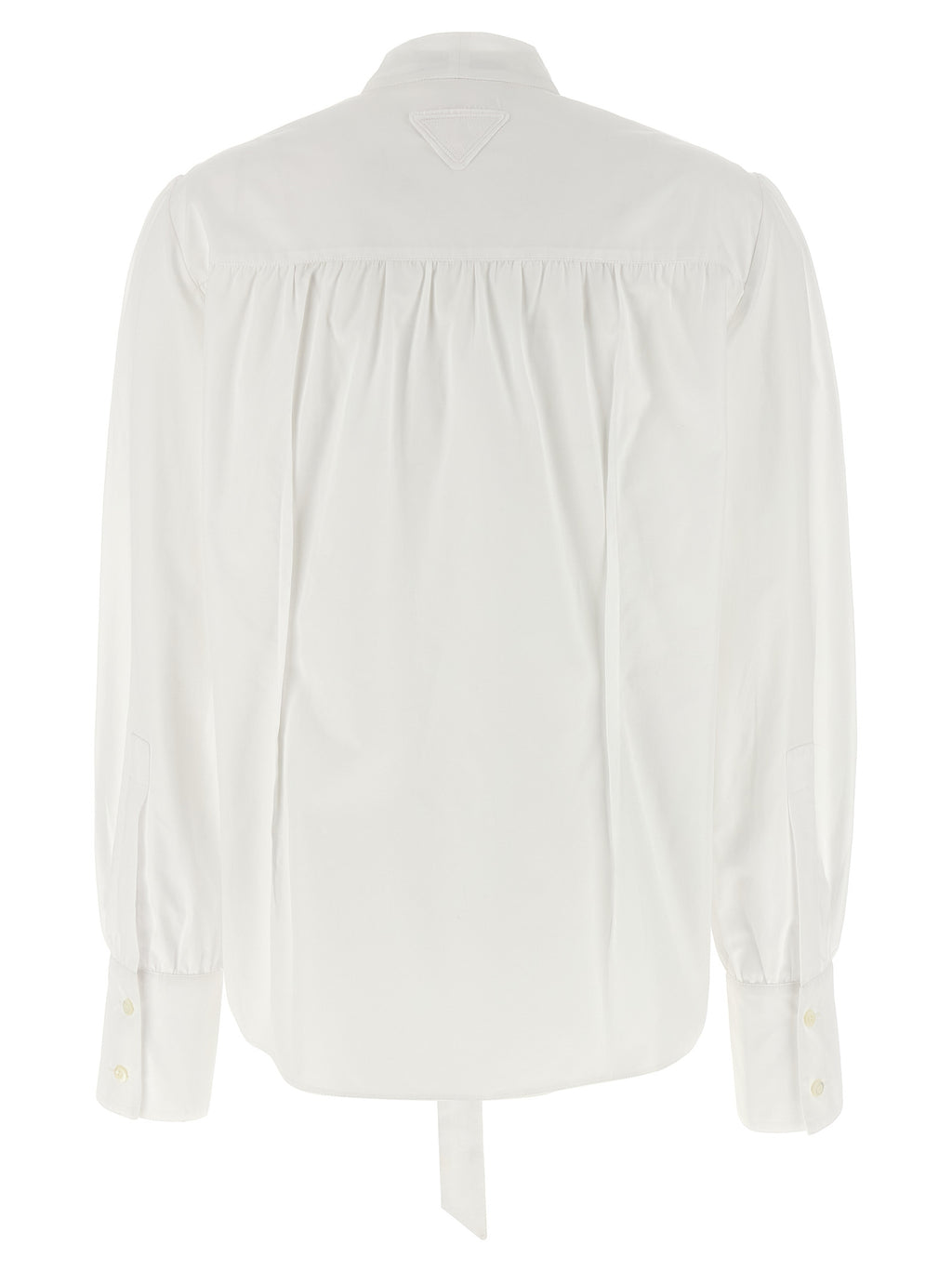 Weiße Baumwollbluse