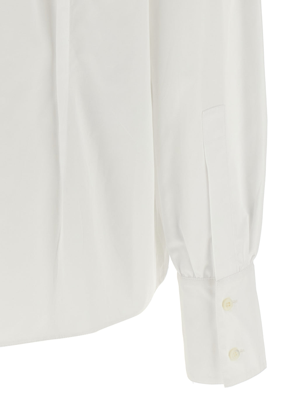 Weiße Baumwollbluse