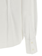 Weiße Baumwollbluse